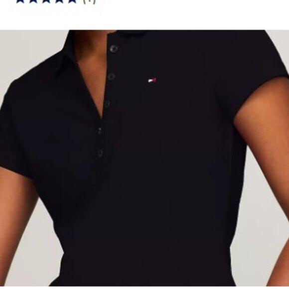 Tommy Hilfiger Slim Fit Classic Navy Polo - Size M - NWT - Picture 9 of 9